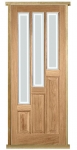 Coventry Etched Prehung Solid Oak External Door